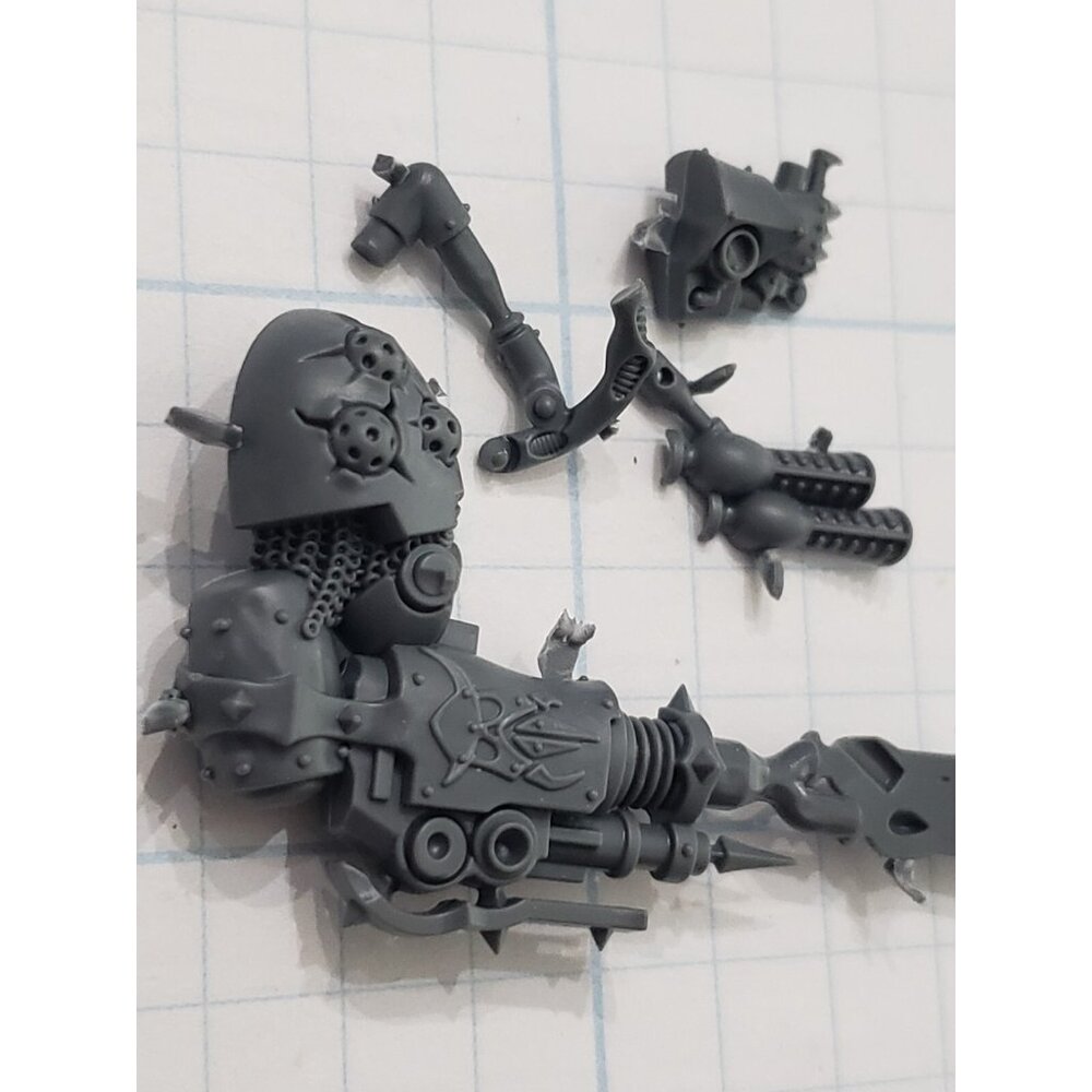 Warhammer 40k Death Guard Bits Lord of Virulence Terminator Plague Spewer w Hand - Picture 3 of 5